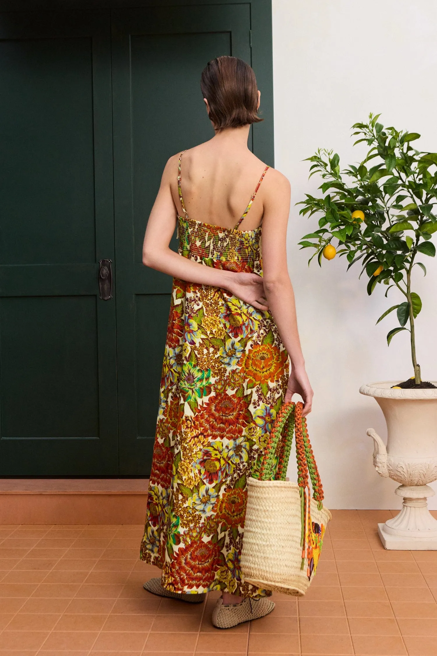 LANA SQUARE NECK DAY DRESS sold by Alemais product image thumbnail 4