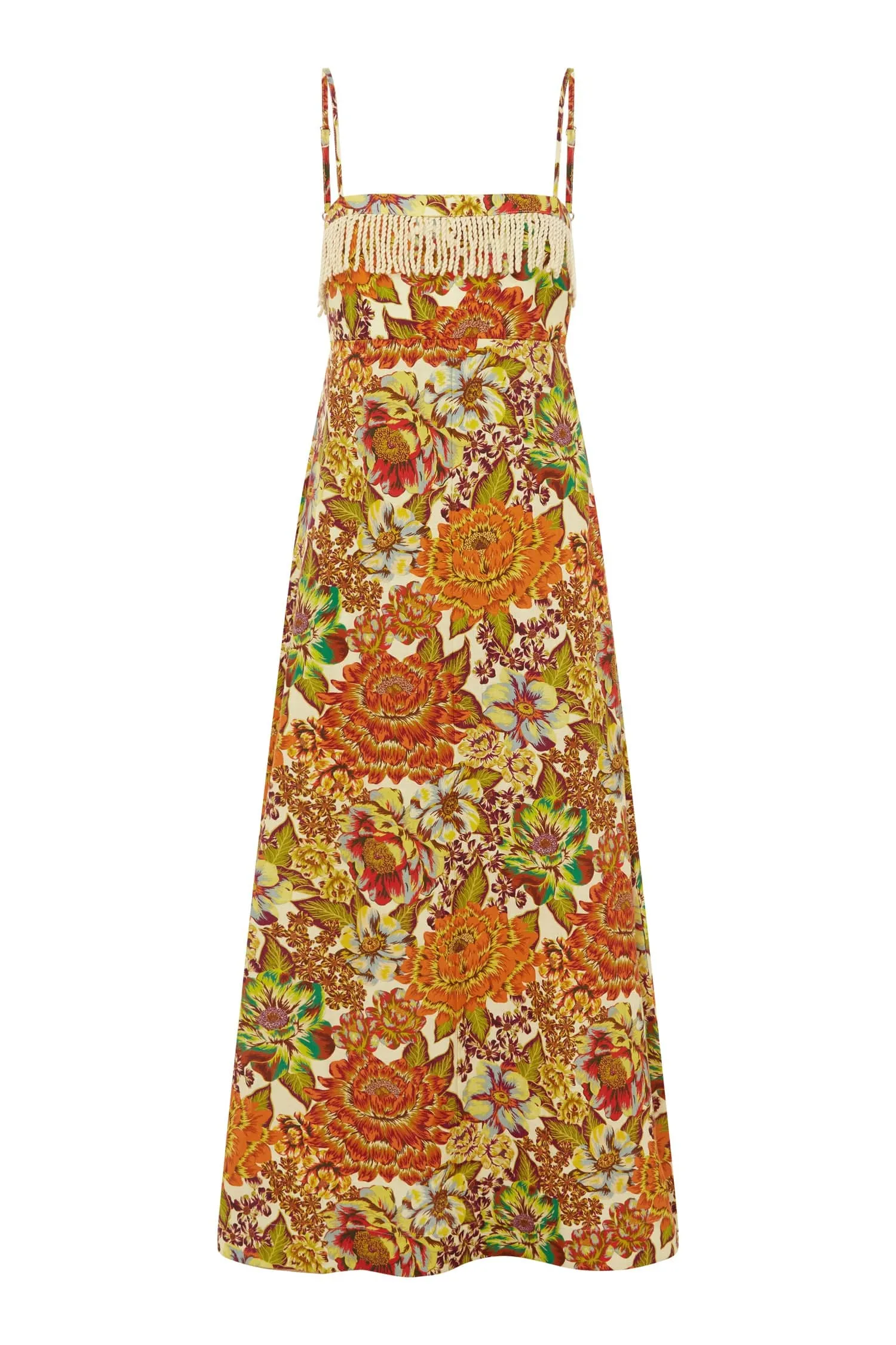 LANA SQUARE NECK DAY DRESS sold by Alemais