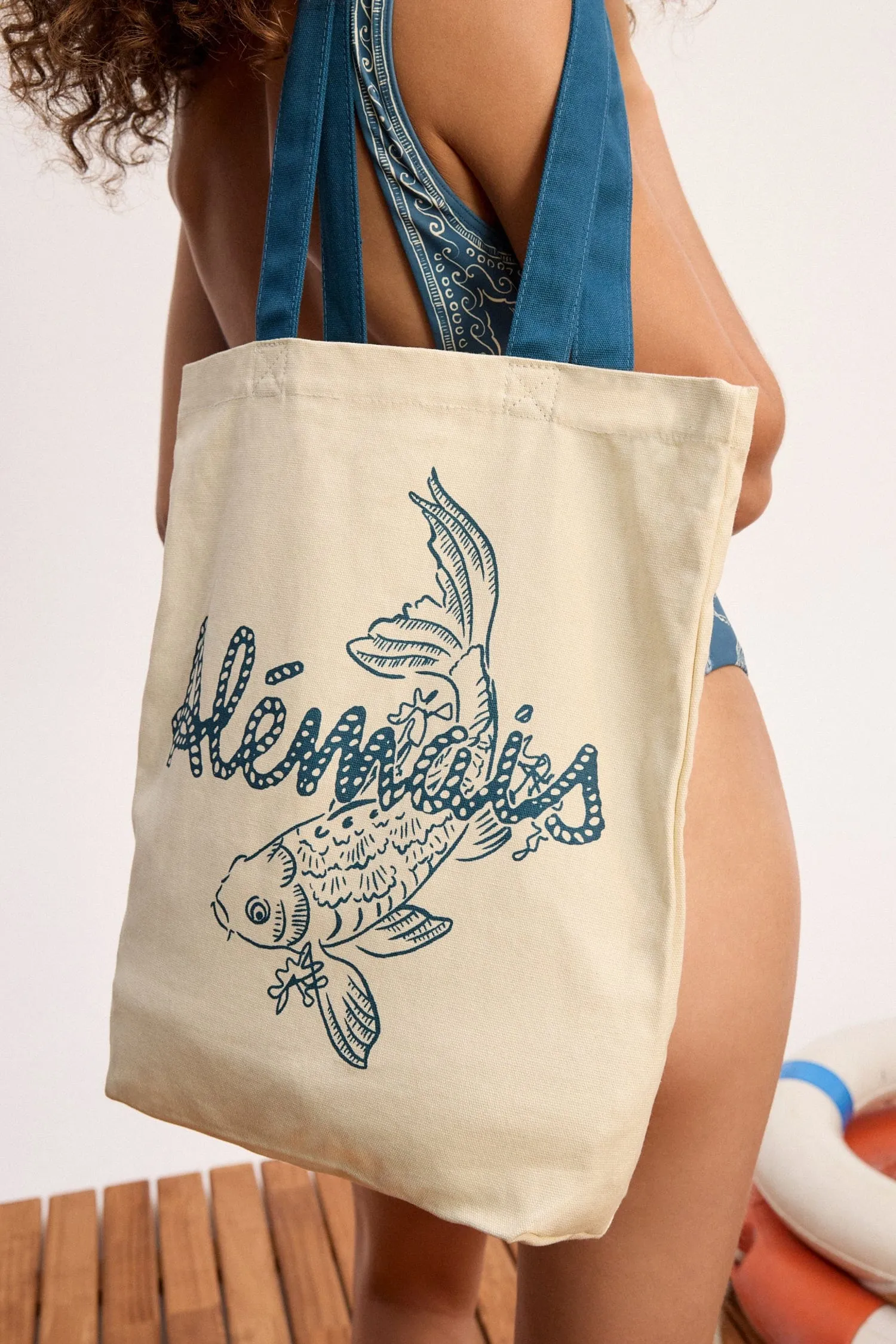 SCUBA LIBRARY TOTE sold by Alemais product image thumbnail 2