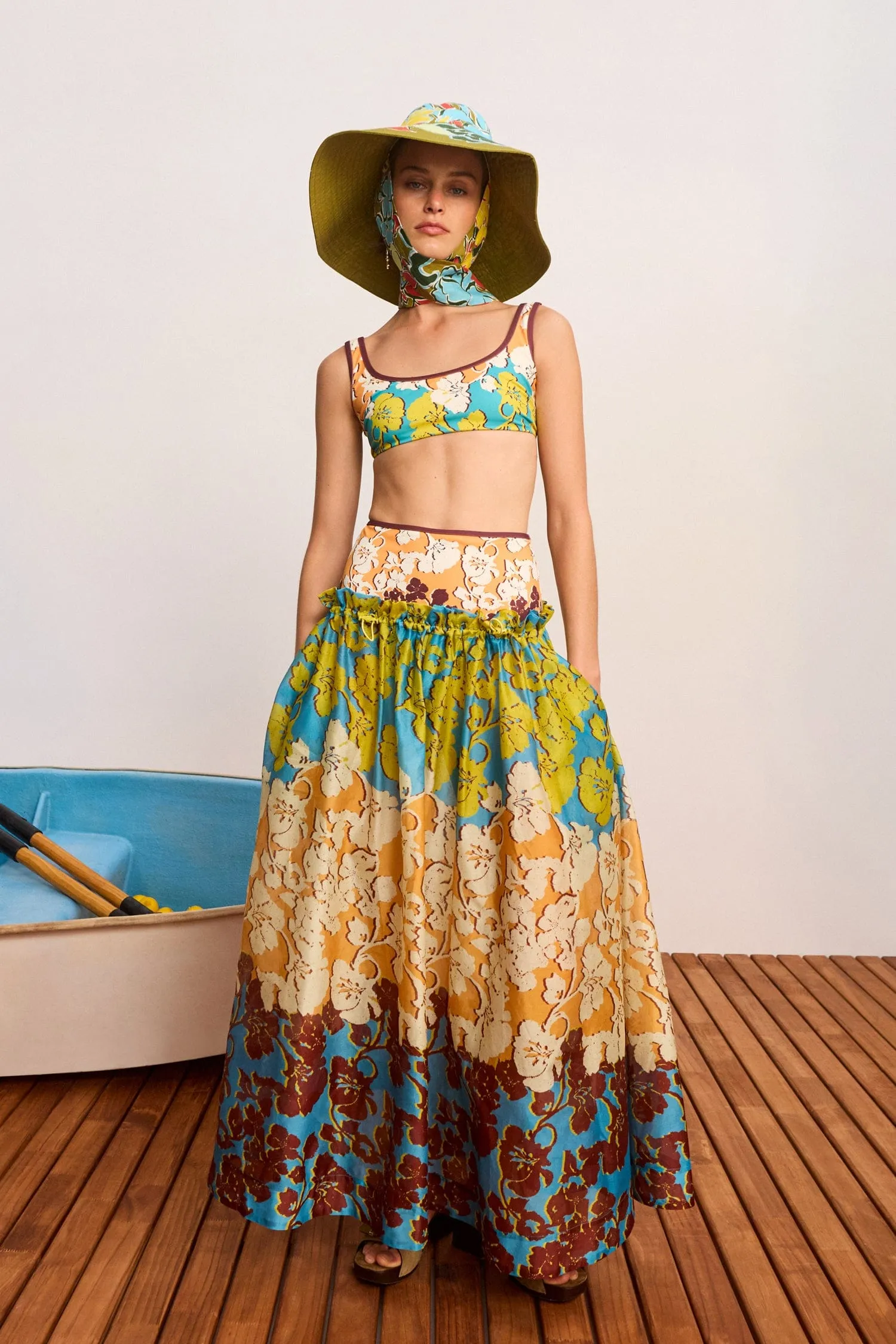 SPLICE MIDI SKIRT sold by Alemais product image thumbnail 2