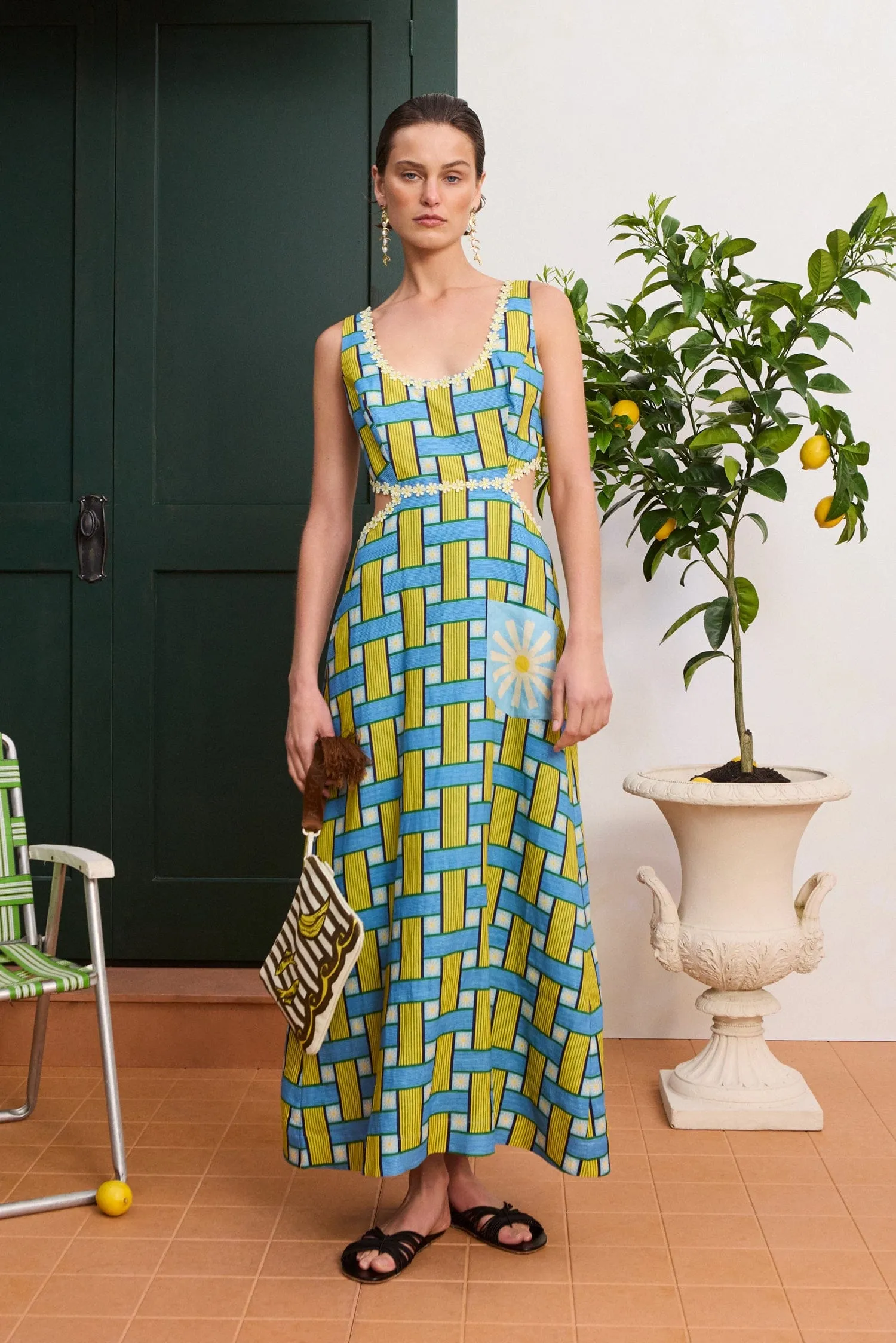 SUNLOUNGE MIDI DRESS EXCLUSIVE sold by Alemais product image thumbnail 2