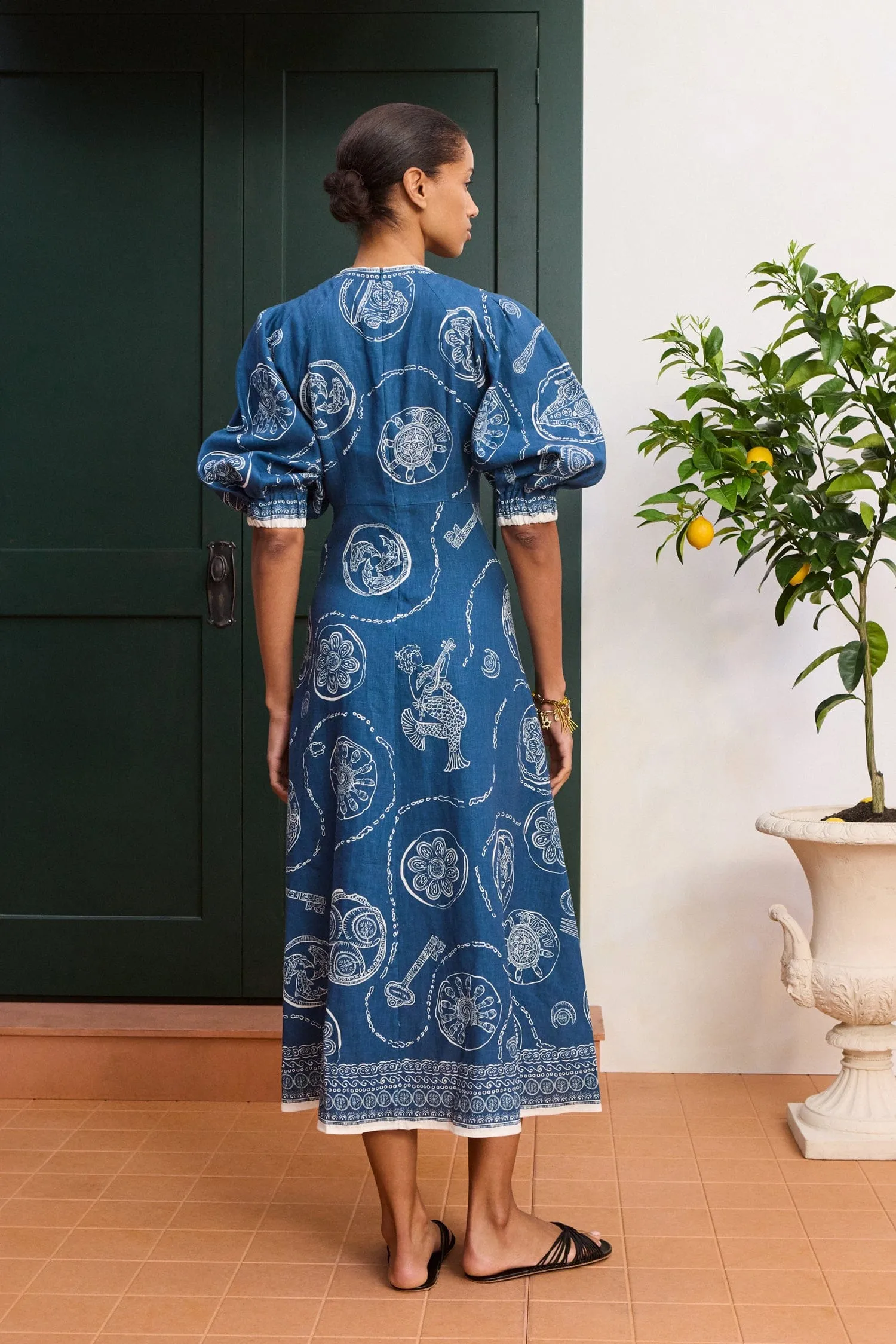LUCKY MIDI DRESS sold by Alemais product image thumbnail 4
