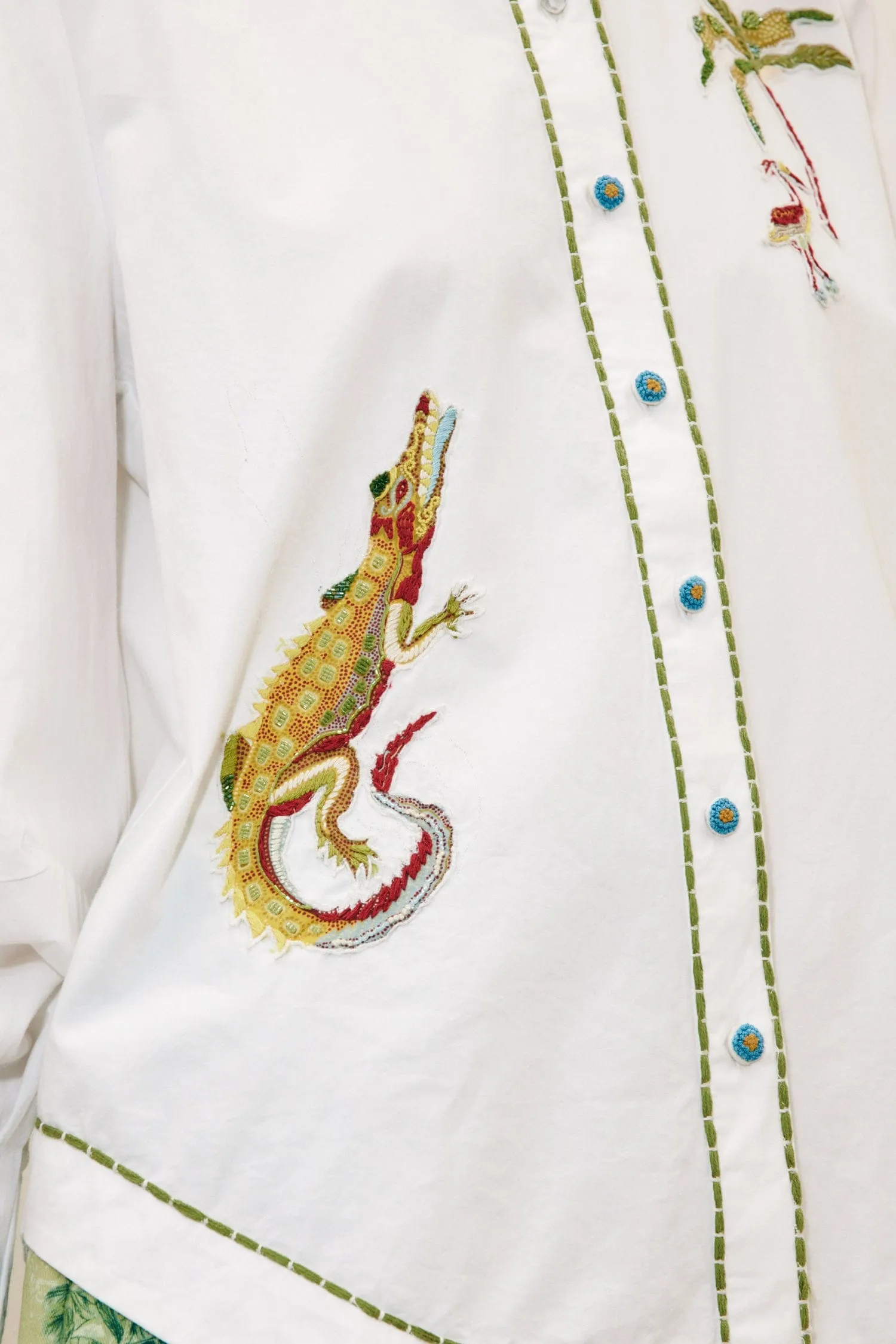 CAMELIA EMBELLISHED SHIRT sold by Alemais product image thumbnail 5