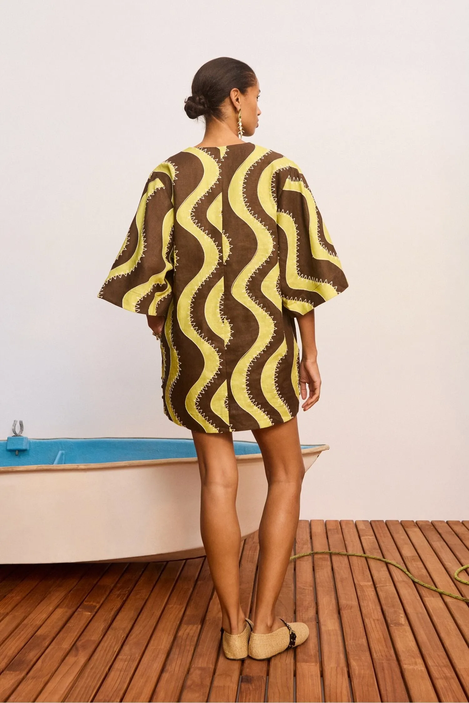 FRANKIE MINI DRESS YELLOW sold by Alemais product image thumbnail 4