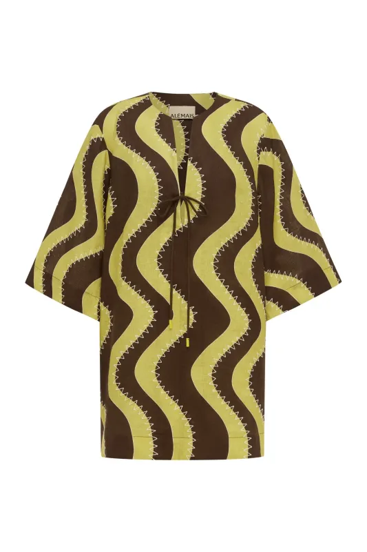FRANKIE MINI DRESS YELLOW made by Alemais