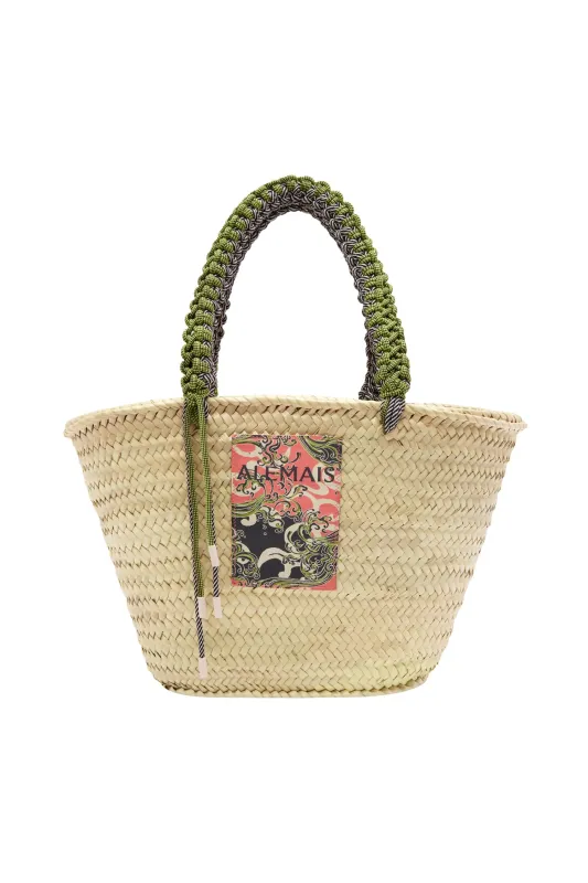 JANINE MAXI MACRAME BASKET made by Alemais