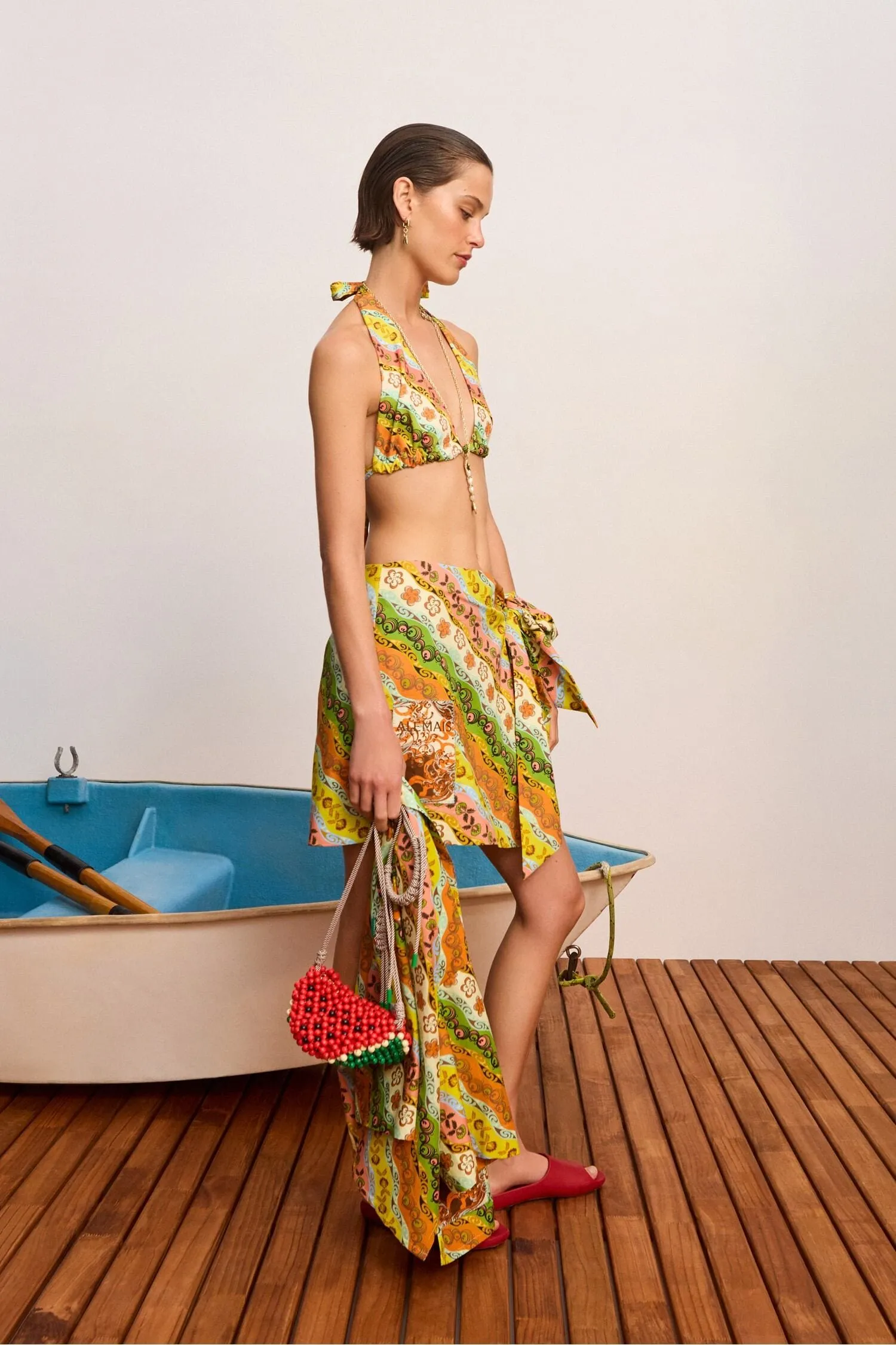 JANINE SARONG SKIRT sold by Alemais product image thumbnail 3