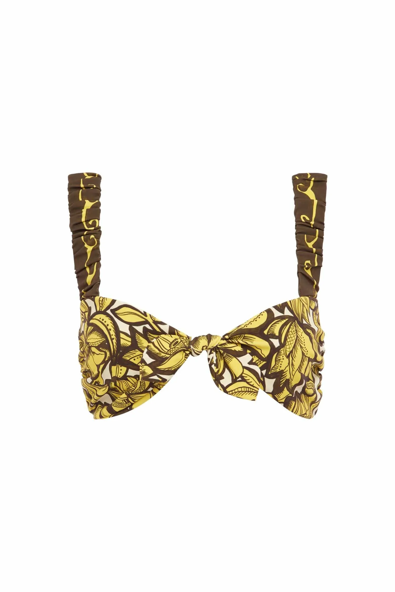 MONA TIE BIKINI TOP sold by Alemais