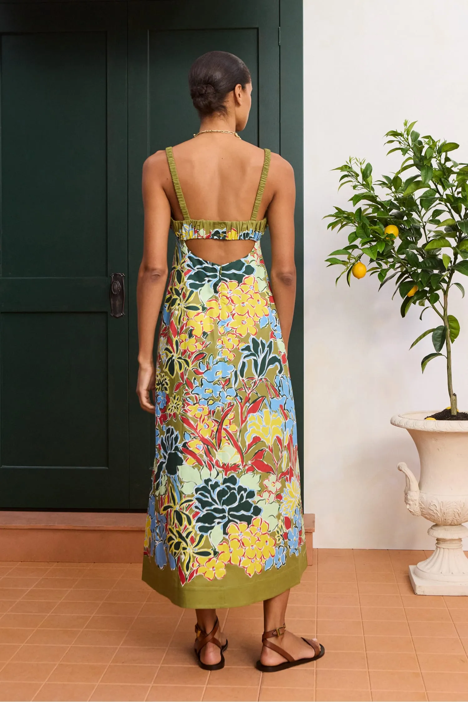SOLSTICE MIDI DRESS sold by Alemais product image thumbnail 4