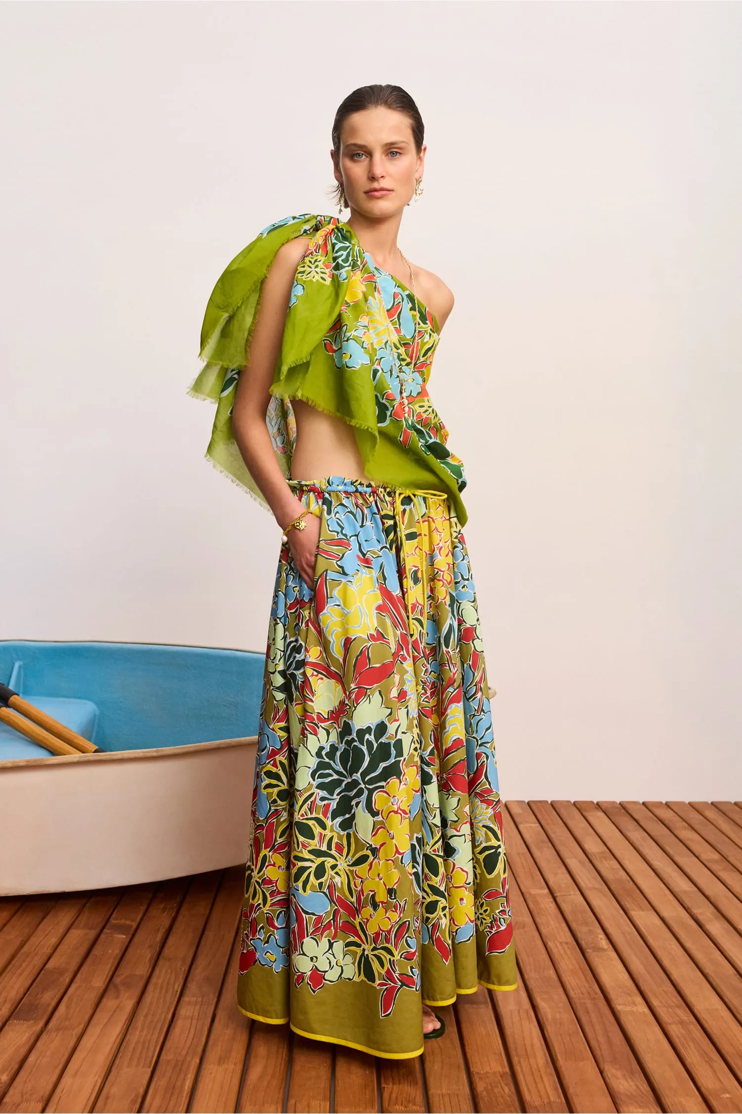 SOLSTICE MIDI SKIRT sold by Alemais product image thumbnail 2