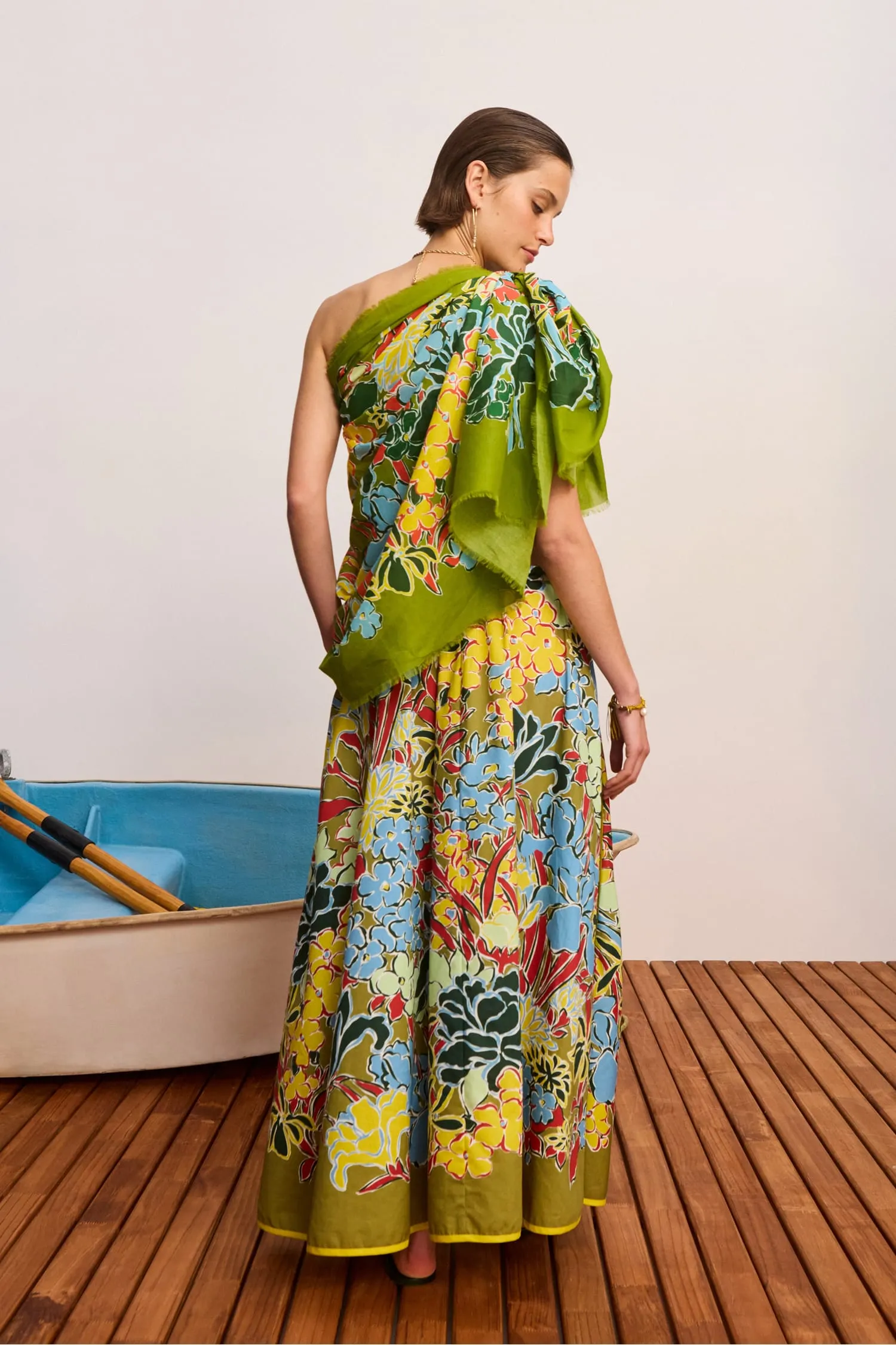 SOLSTICE MIDI SKIRT sold by Alemais product image thumbnail 4
