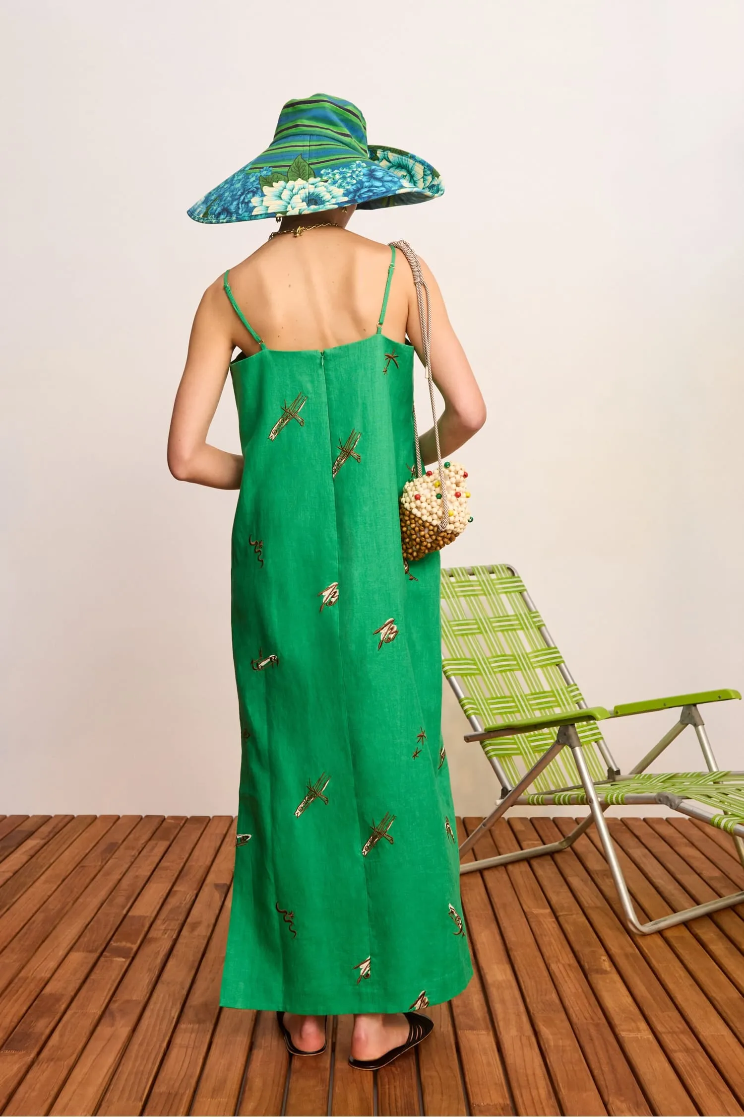 WANDA EMBROIDERED MIDI DRESS sold by Alemais product image thumbnail 4