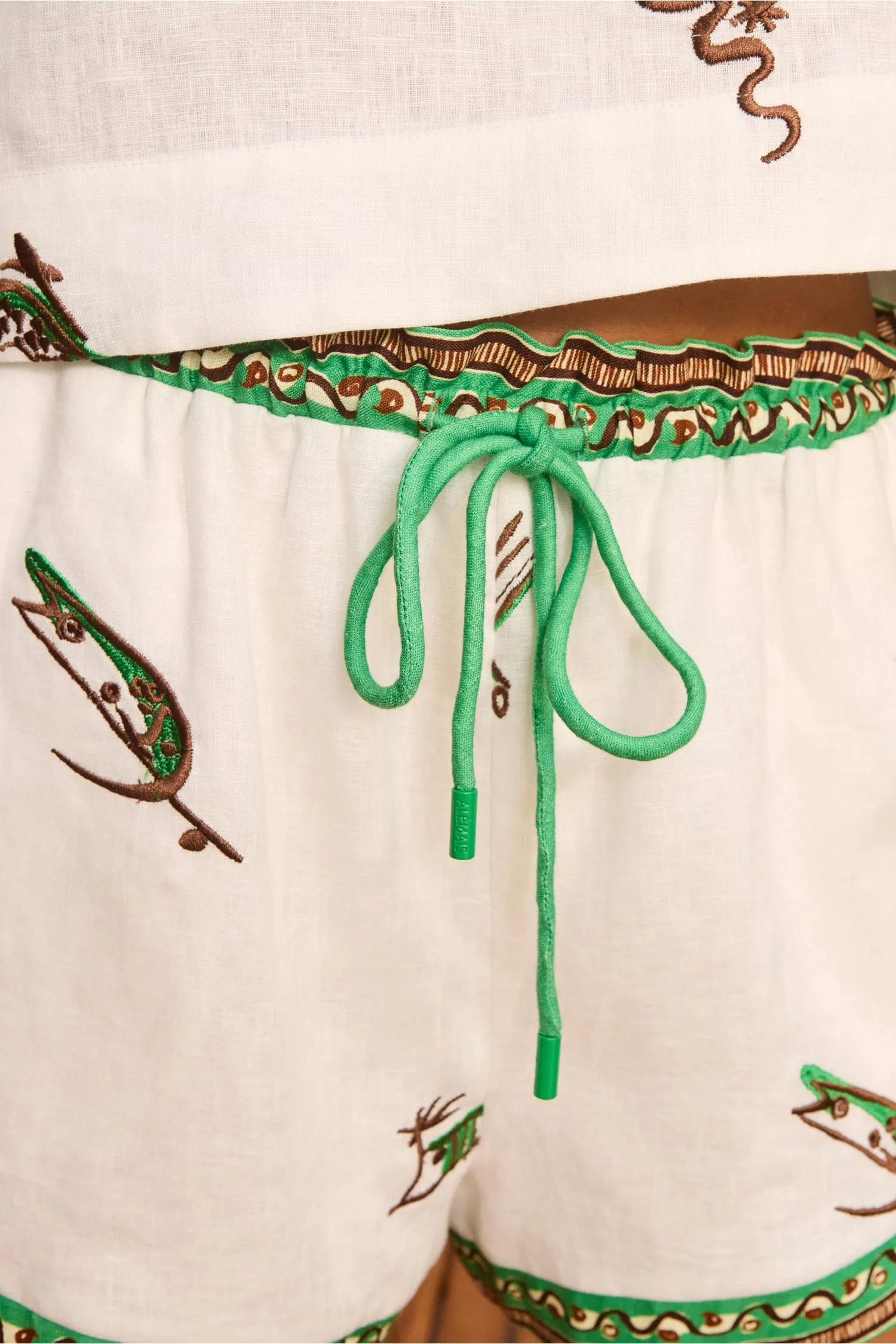 WANDA EMBROIDERED SHORT sold by Alemais product image thumbnail 5
