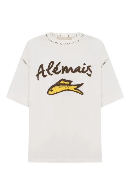 SCUBA CUFFED TEE made by Alemais