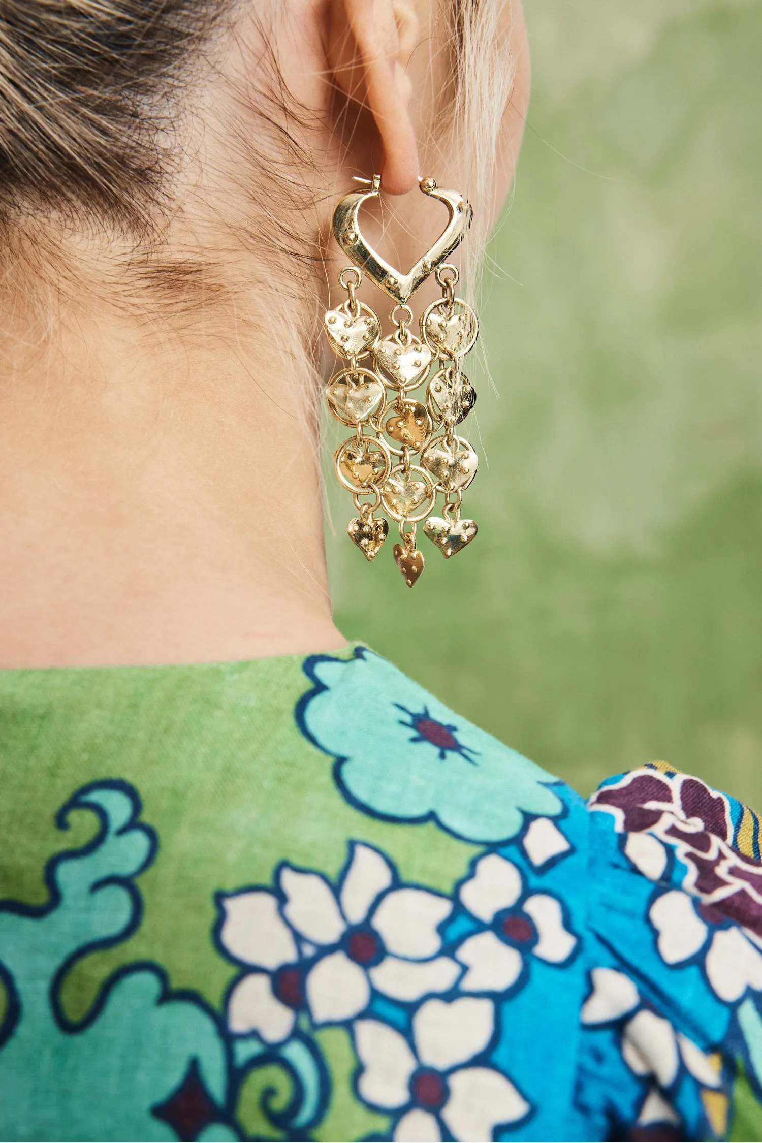 ATOMIC HEART DROP EARRINGS sold by Alemais product image thumbnail 3