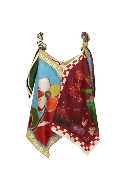 MLAK SILK TOP made by Alemais