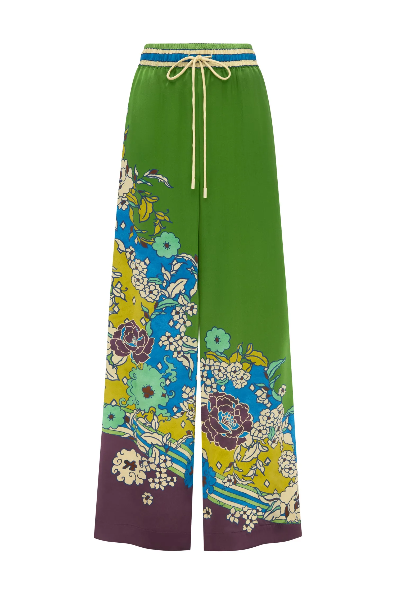 NANCI SILK PANT sold by Alemais