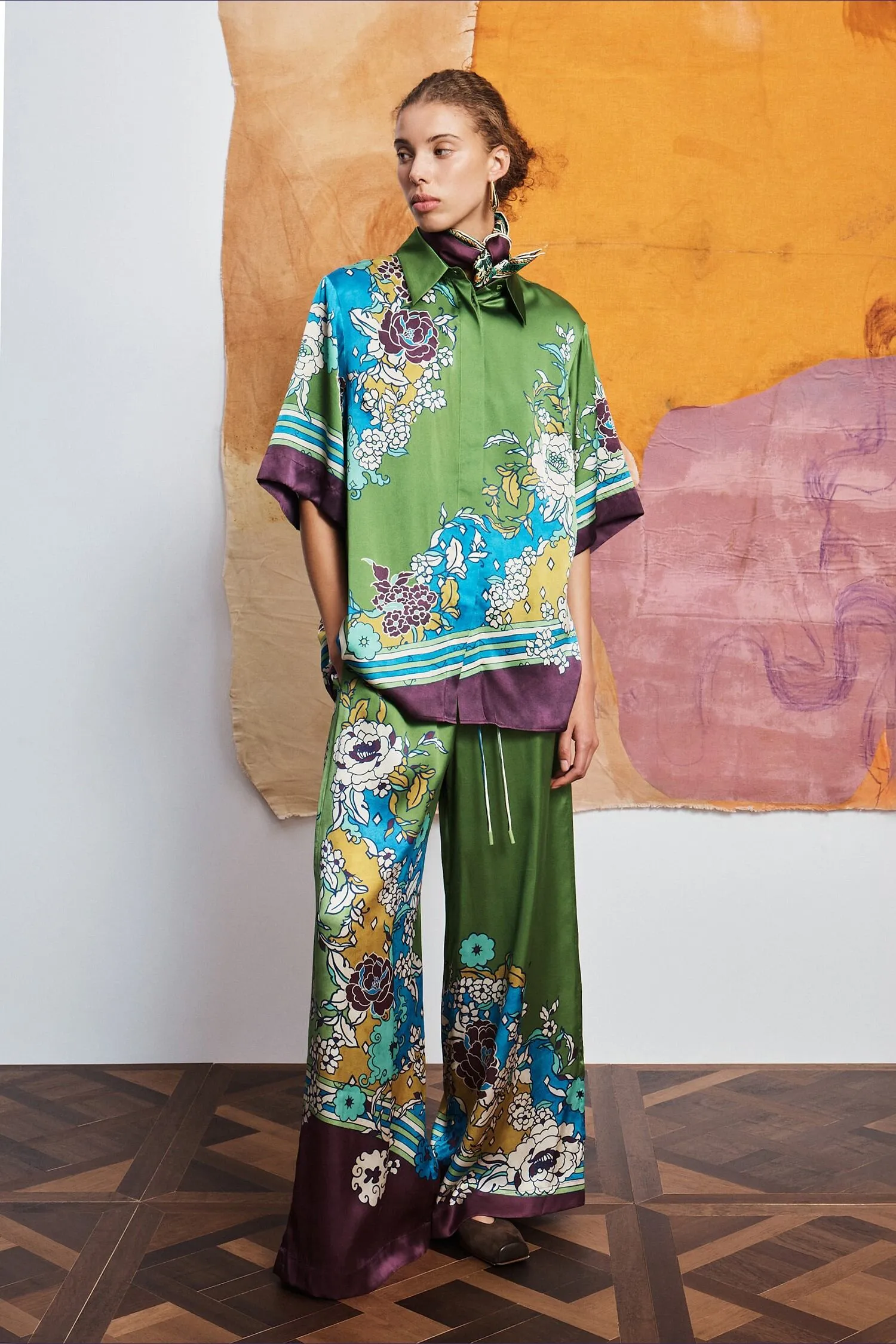 NANCI SILK SHIRT sold by Alemais product image thumbnail 2