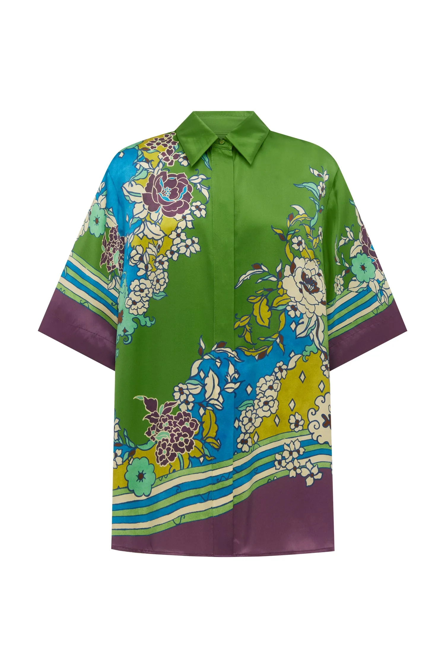 NANCI SILK SHIRT sold by Alemais