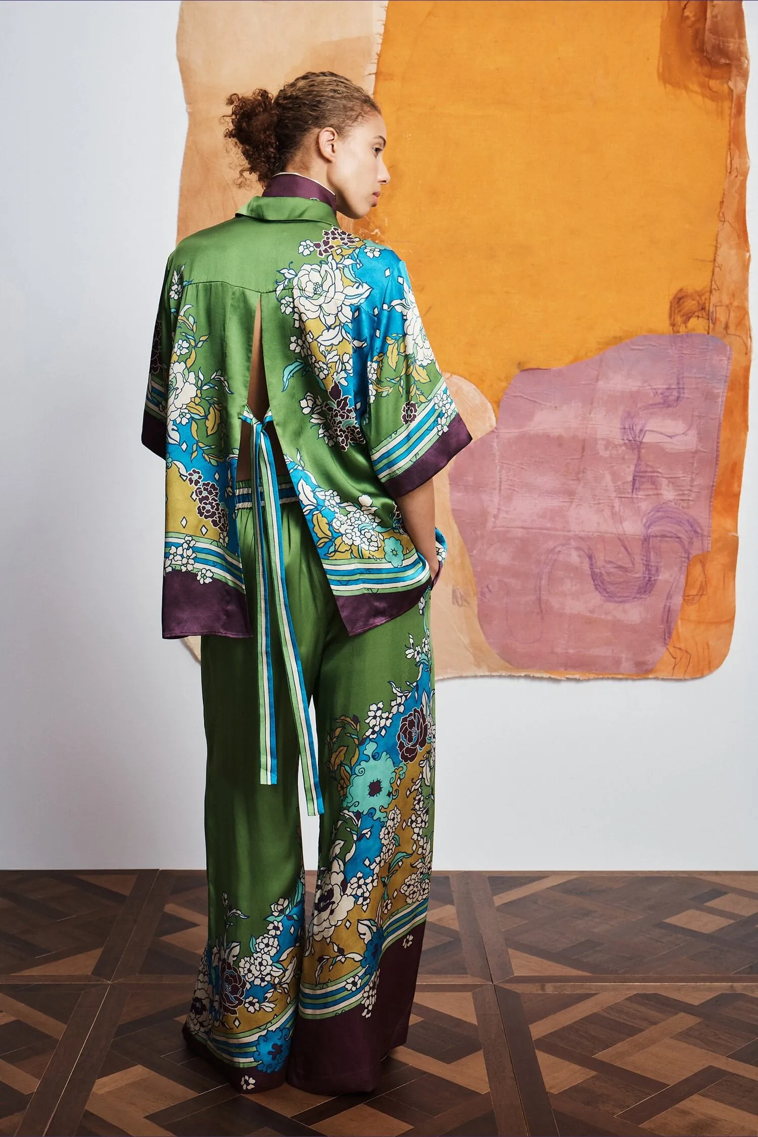 NANCI SILK SHIRT sold by Alemais product image thumbnail 4