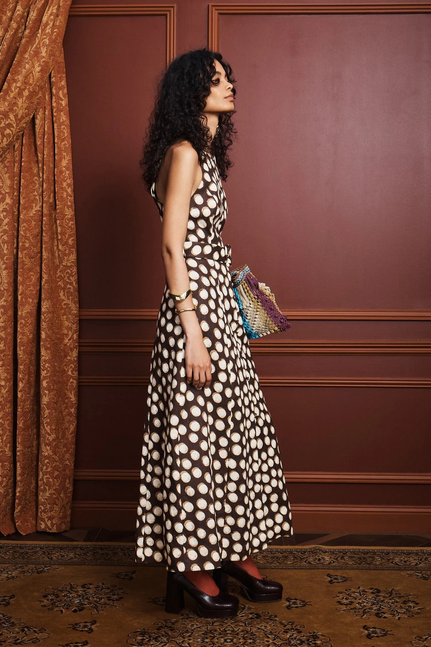 PAULA MIDI DRESS sold by Alemais product image thumbnail 3
