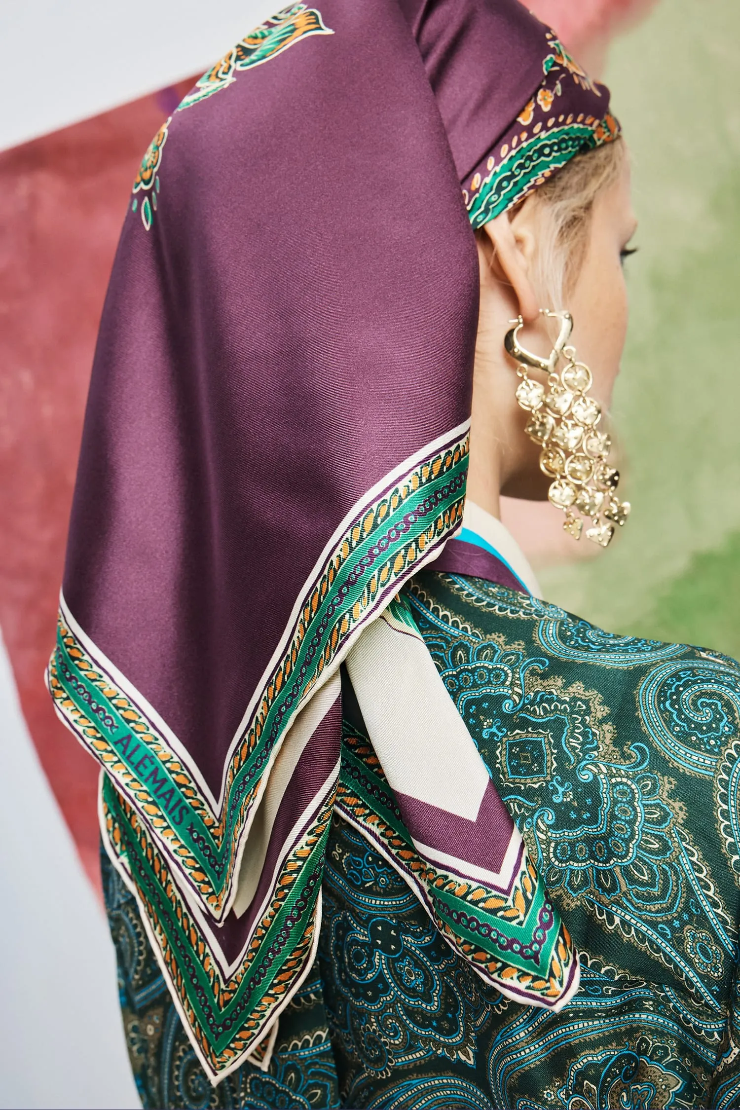 RUTHIE SILK SCARF sold by Alemais product image thumbnail 3