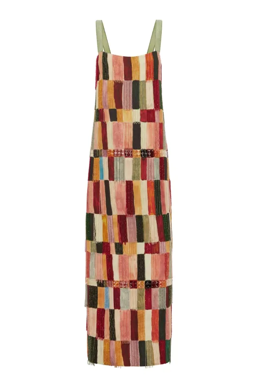 MARJORELLE EMBELLISHED MIDI DRESS made by Alemais