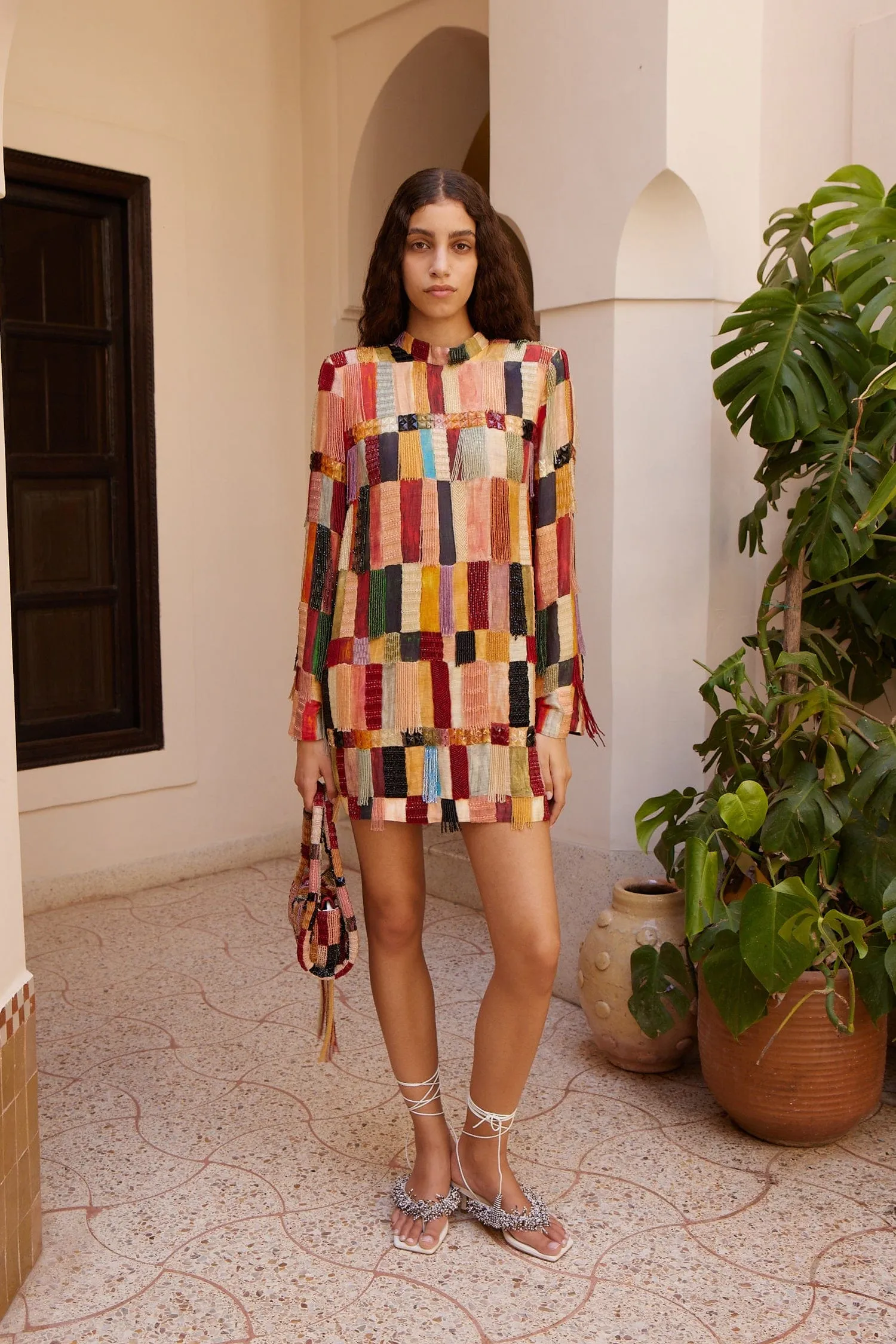 MARJORELLE EMBELLISHED MINI DRESS sold by Alemais product image thumbnail 2