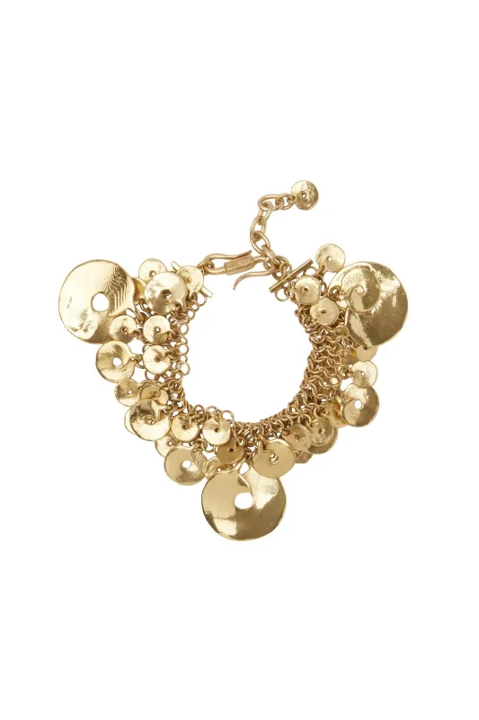 ATOMIC CHAIN MULTI DISC BRACELET made by Alemais