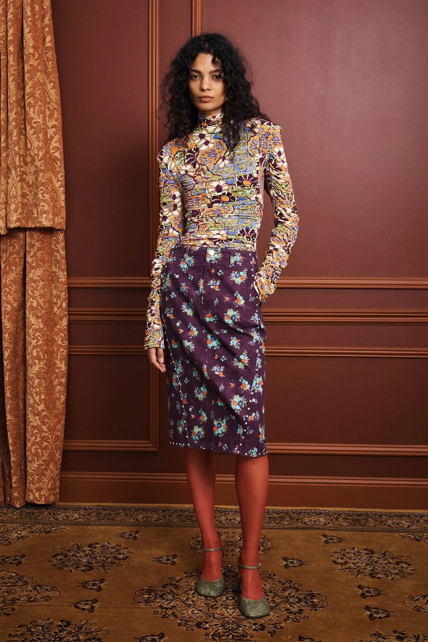 JOANNA RUCHED TOP sold by Alemais product image thumbnail 2