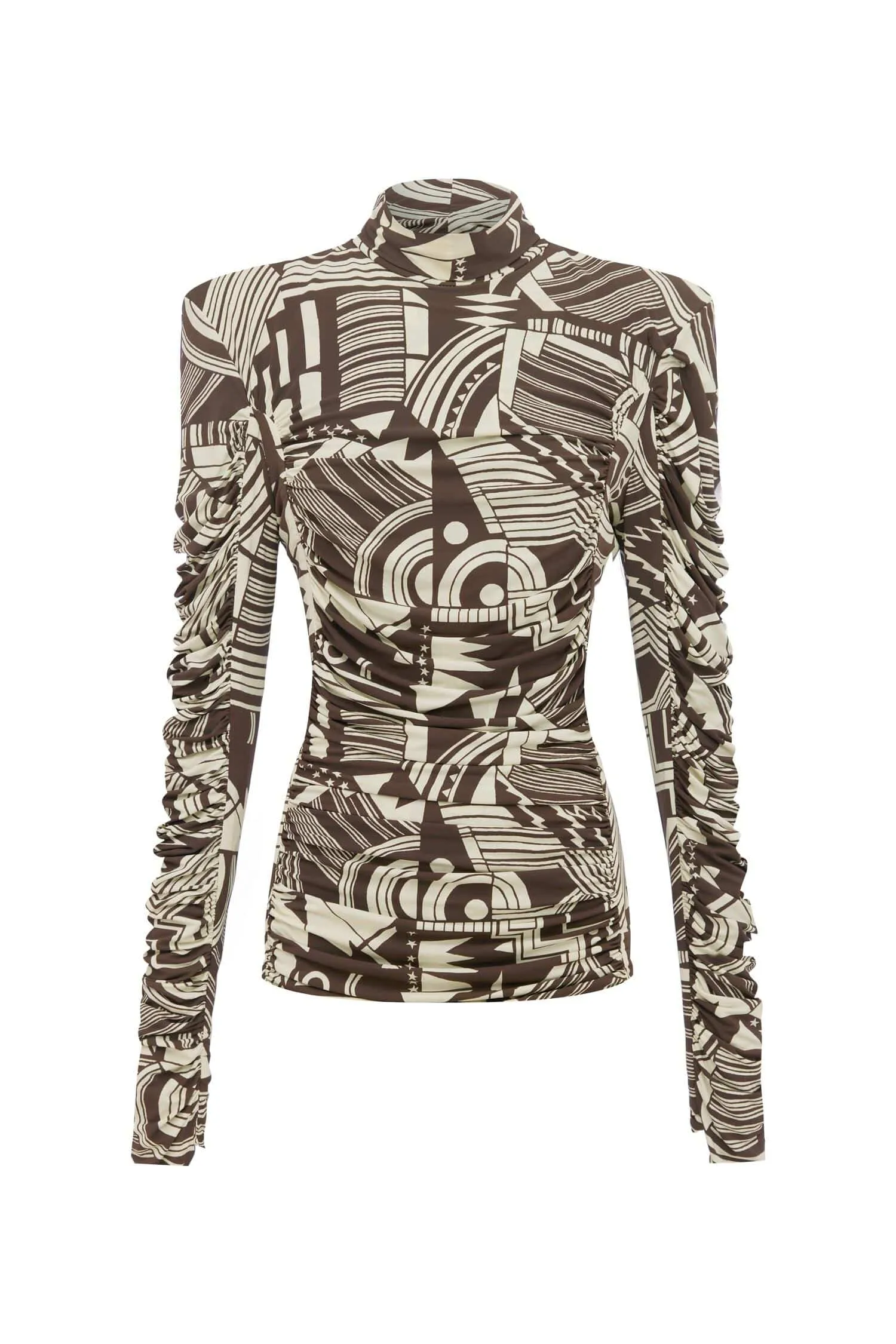 LORI RUCHED TOP sold by Alemais