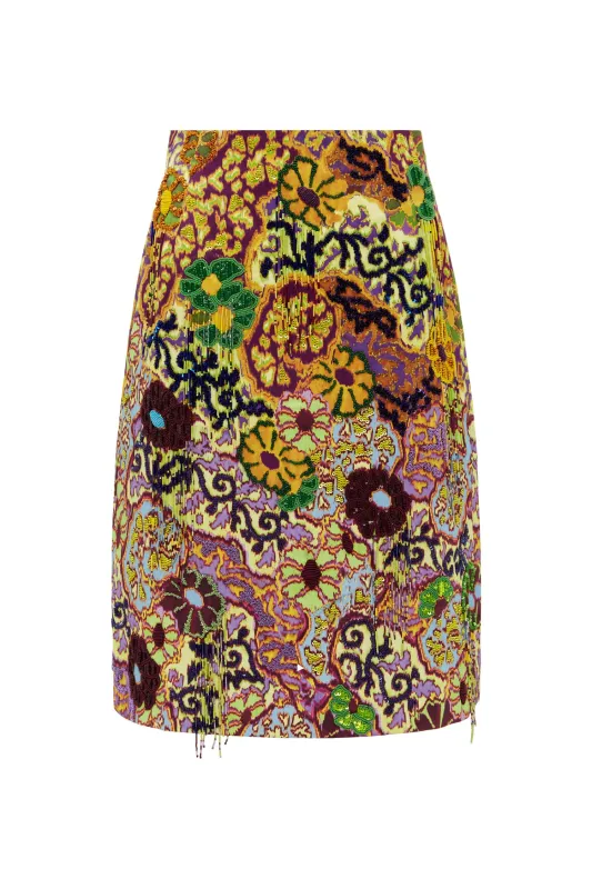 JOANNA EMBELLISHED SKIRT made by Alemais
