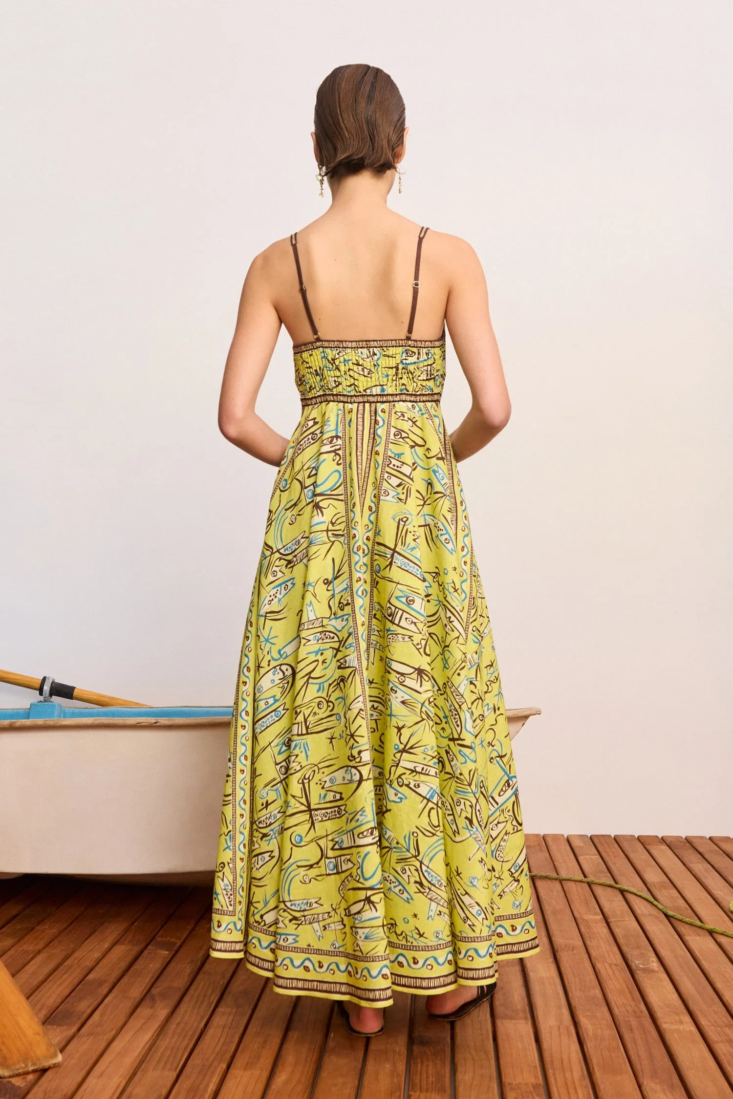 FISH STICKS SUNDRESS sold by Alemais product image thumbnail 4