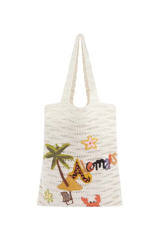 ISLAND COVE CROCHET TOTE made by Alemais
