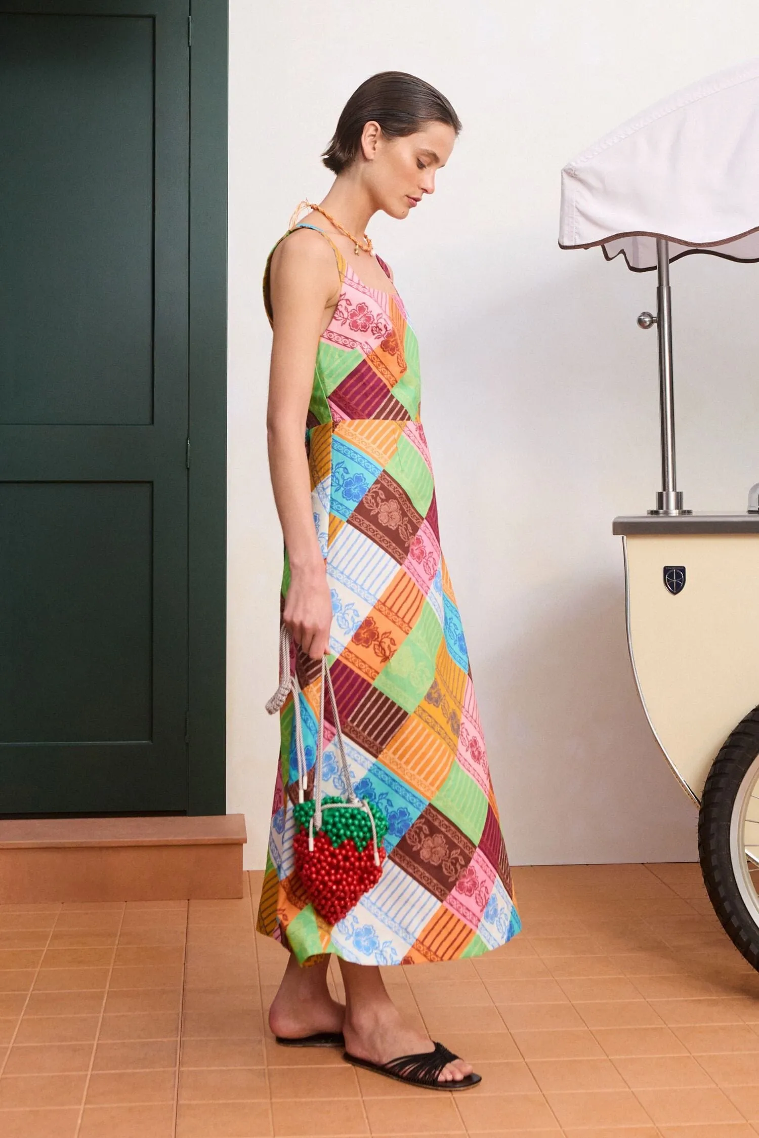 KALEIDOSCOPE MIDI DRESS sold by Alemais product image thumbnail 3
