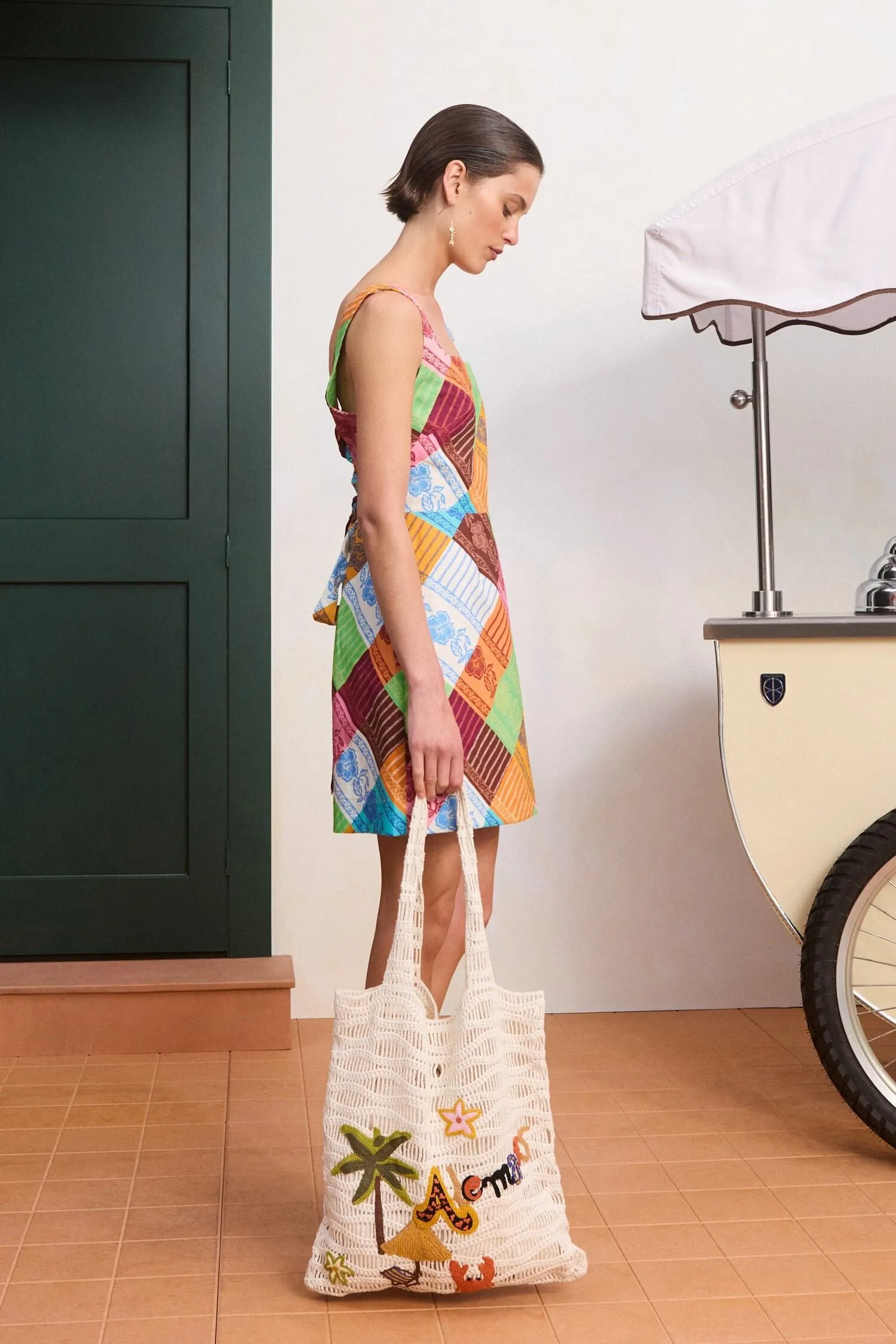 KALEIDOSCOPE MINI DRESS sold by Alemais product image thumbnail 3
