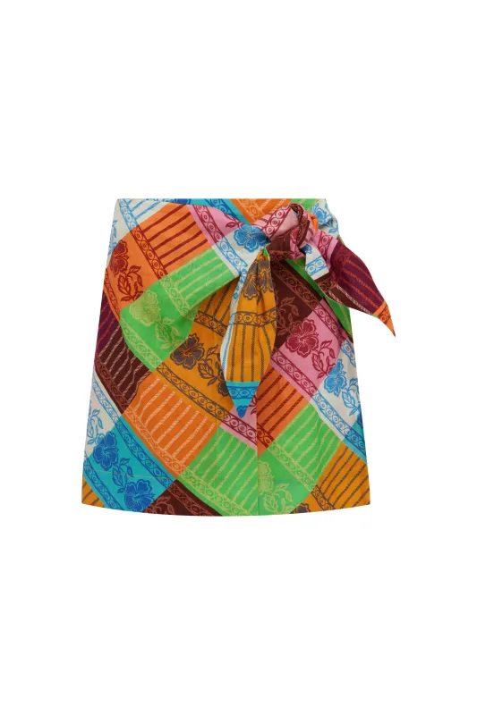 KALEIDOSCOPE SARONG SKIRT made by Alemais
