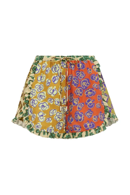 PATTY SPLICED SHORT made by Alemais