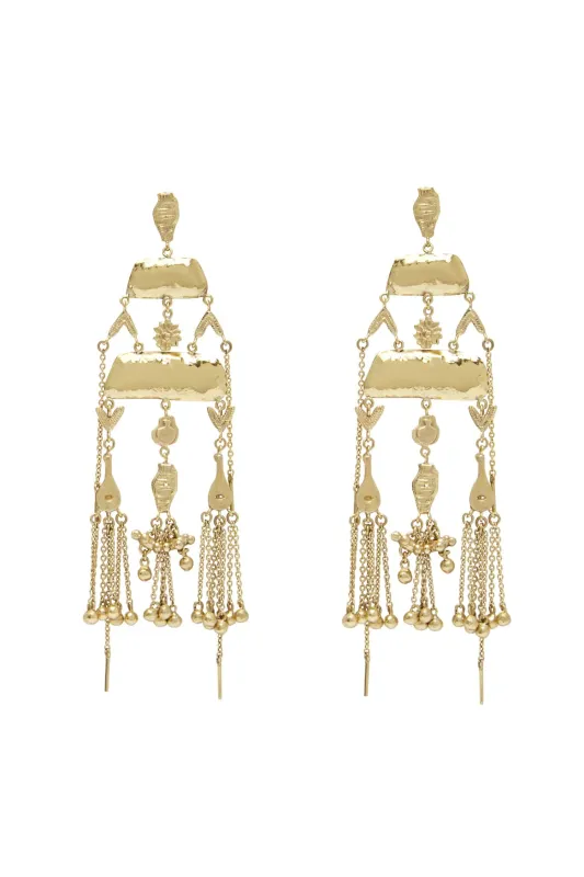LE JARDIN CHARM COLLECTOR EARRINGS made by Alemais