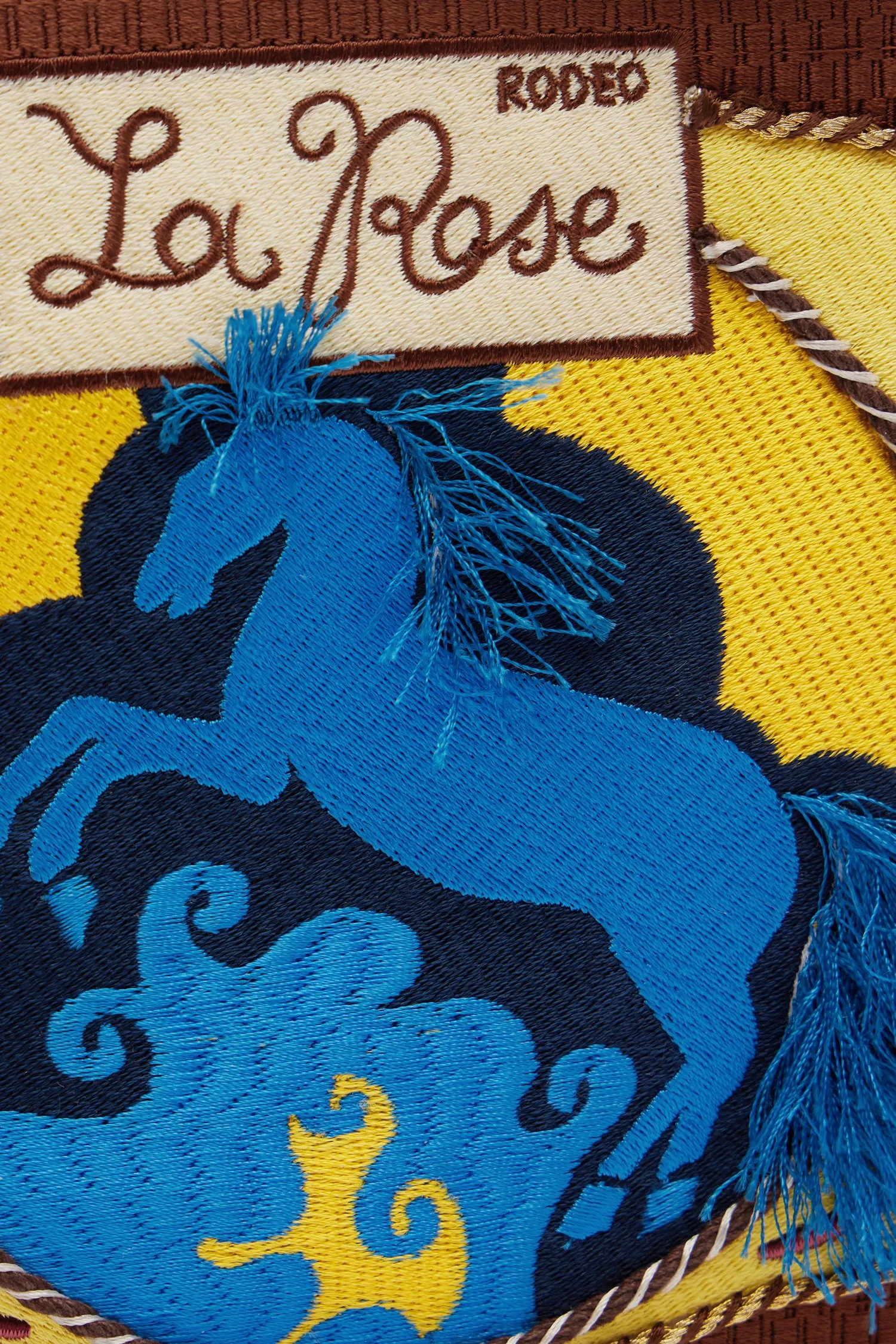ACE HORSE EMBROIDERED CLUTCH sold by Alemais product image thumbnail 4