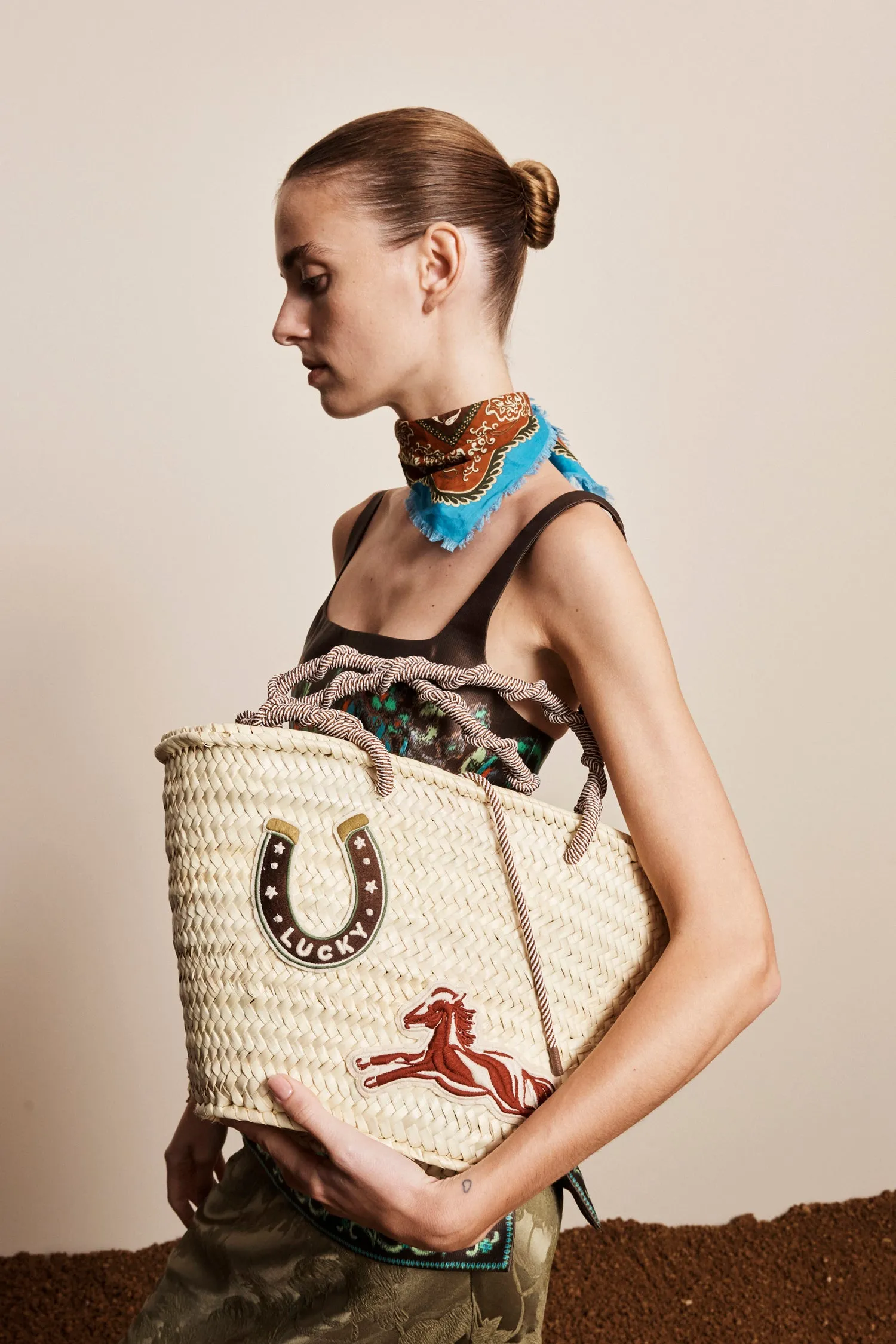 ACE MIDI MACRAME BASKET sold by Alemais product image thumbnail 2