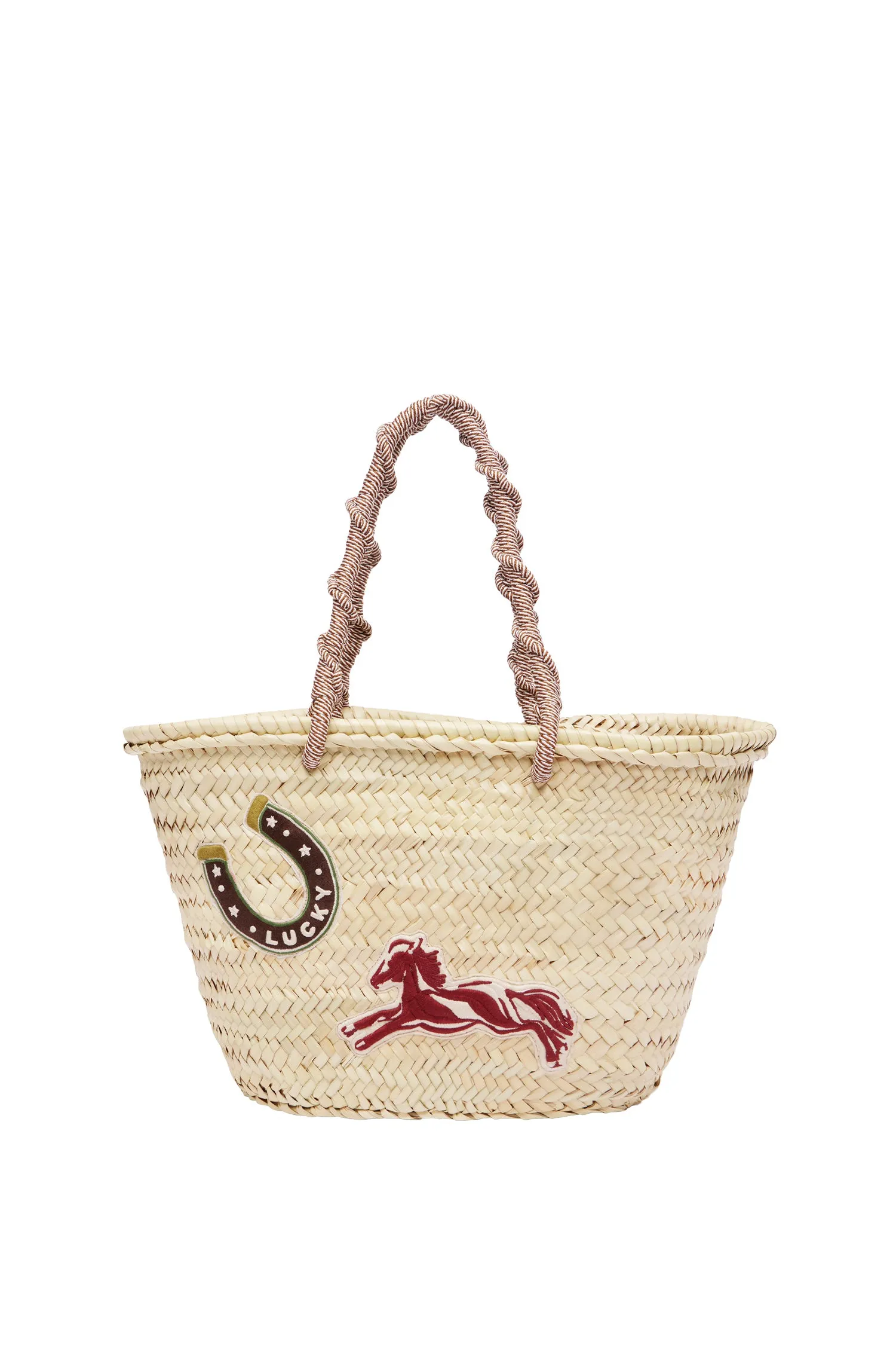 ACE MIDI MACRAME BASKET sold by Alemais