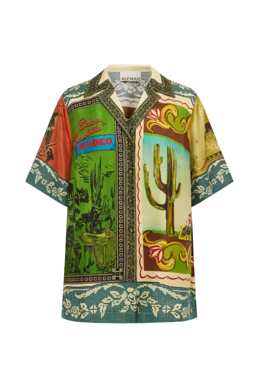 ACE SILK SHIRT made by Alemais