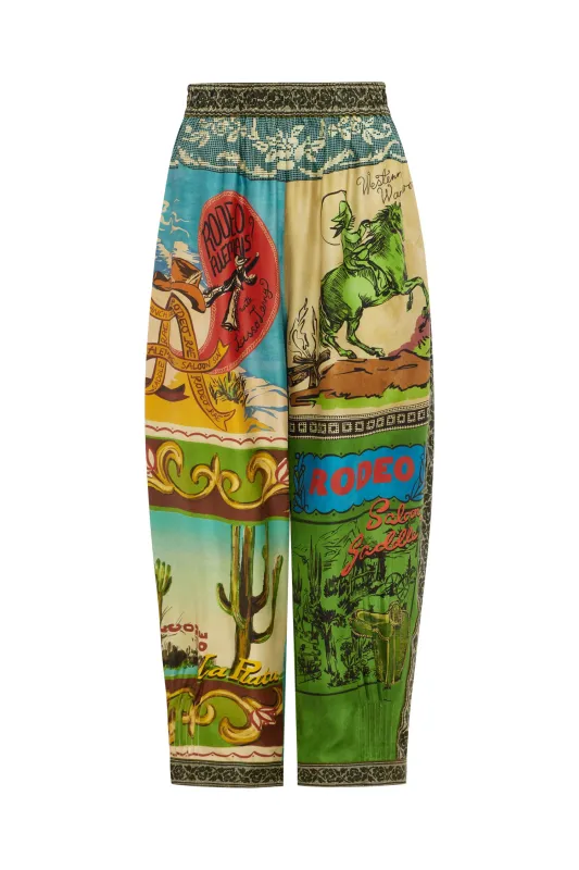 ACE TAPERED SILK PANT made by Alemais