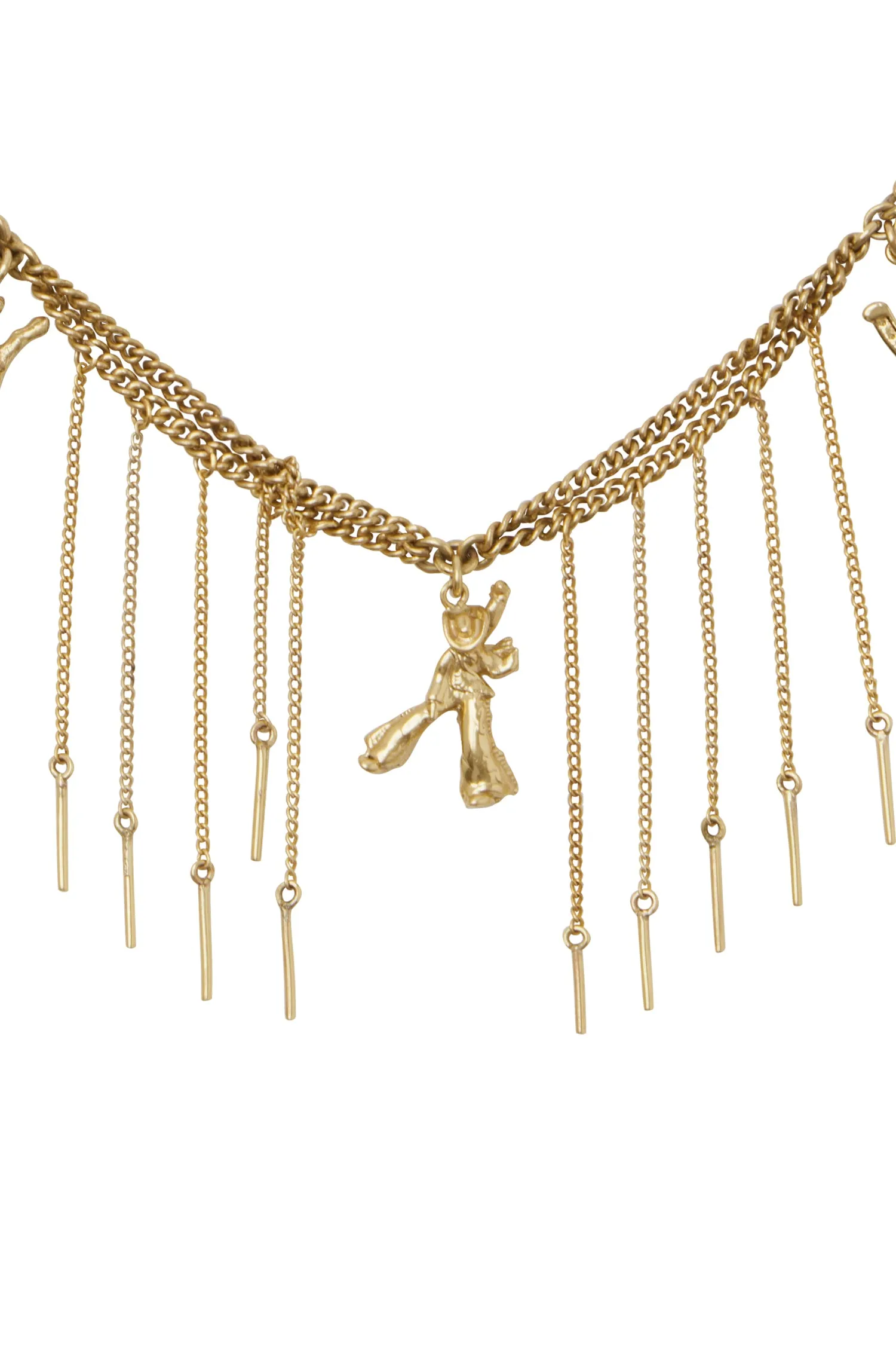 DJANGO CHARM FRINGED NECKLACE sold by Alemais product image thumbnail 3