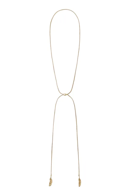 DJANGO FEATHER LARIAT made by Alemais