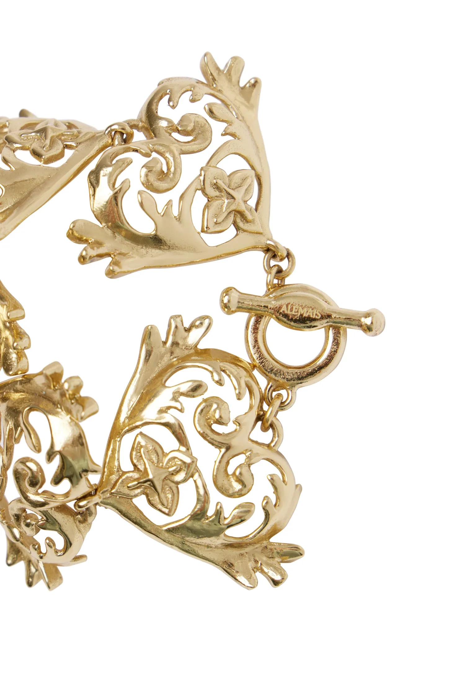 DJANGO HEART FILIGREE BRACELET sold by Alemais product image thumbnail 3