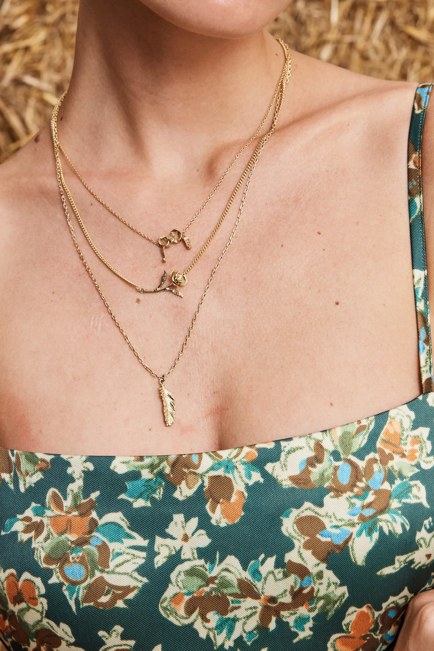 DJANGO MULTI CHAIN CHARM NECKLACE sold by Alemais product image thumbnail 2