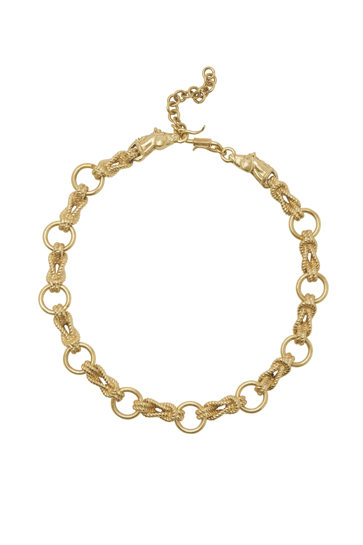 DJANGO ROPE CHAIN & HORSE NECKLACE sold by Alemais