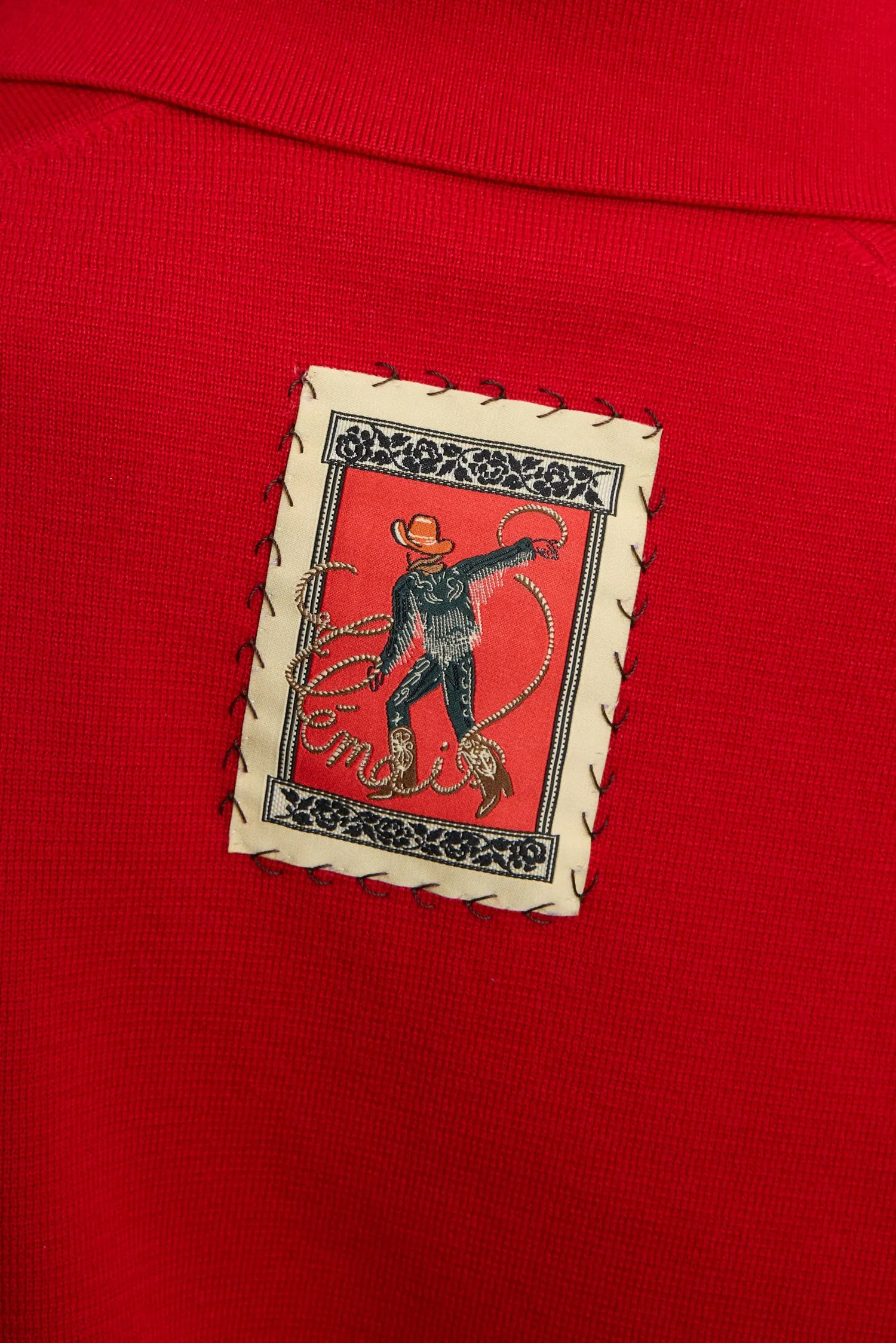 ROCKY KNIT POLO CHERRY sold by Alemais product image thumbnail 5